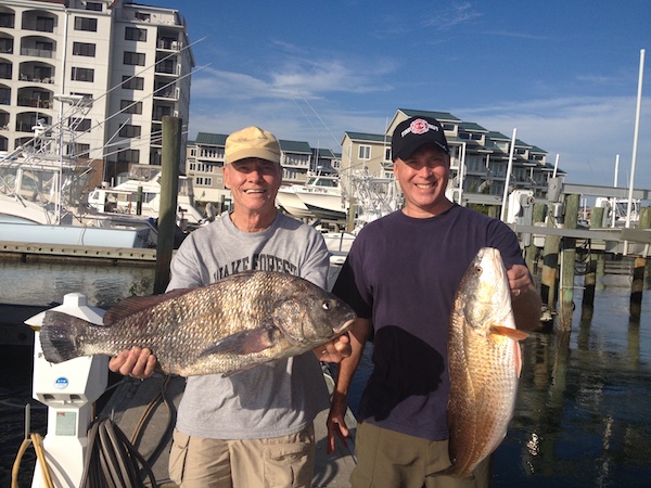 Deep sea fishing, Bob and son Greg